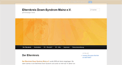 Desktop Screenshot of down-syndrom-mainz.de