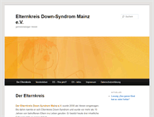 Tablet Screenshot of down-syndrom-mainz.de